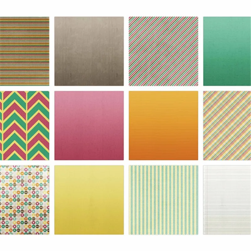 

24Pcs/Lot Wave Retro Material Papers DIY Scrapbooking Album Diary Gift Decorative Paper Scrapbooking Paper