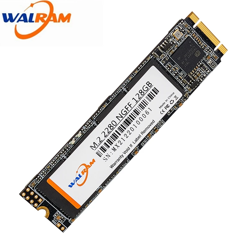 Внутренний жесткий диск Walram M.2 ssd M2 128 ГБ PCIe NVME NGFF 256 512 ТБ 2280 | Компьютеры и офис