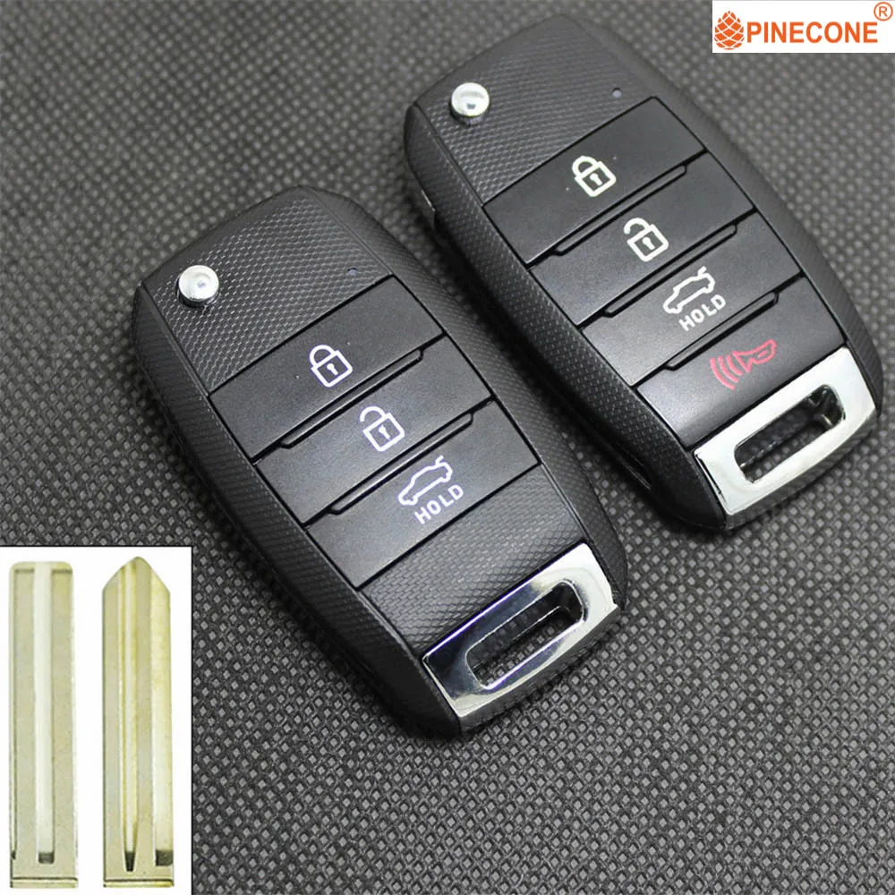 PINECONE для KIA Carens Cerato Forte RIO K2 K3 K5 2015 2016 чехол ключей TOY40/HYN14 сменный Складной