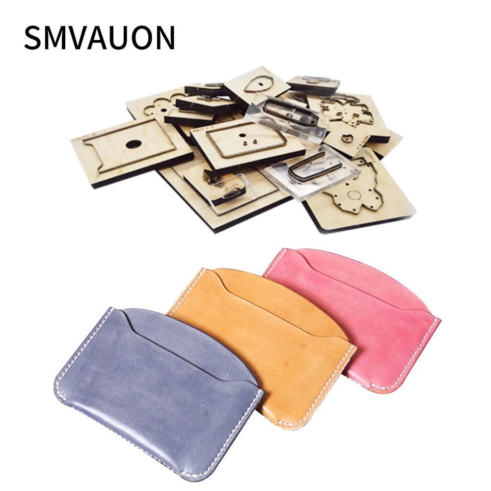 Кожаный маленький кошелек сделай сам чехол для карт монет визиток подходит