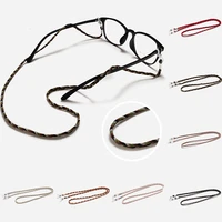 retro braided glasses chain colorful sunglasses chains lanyard strap reading glasses chain holder neck cord eyewear accesories