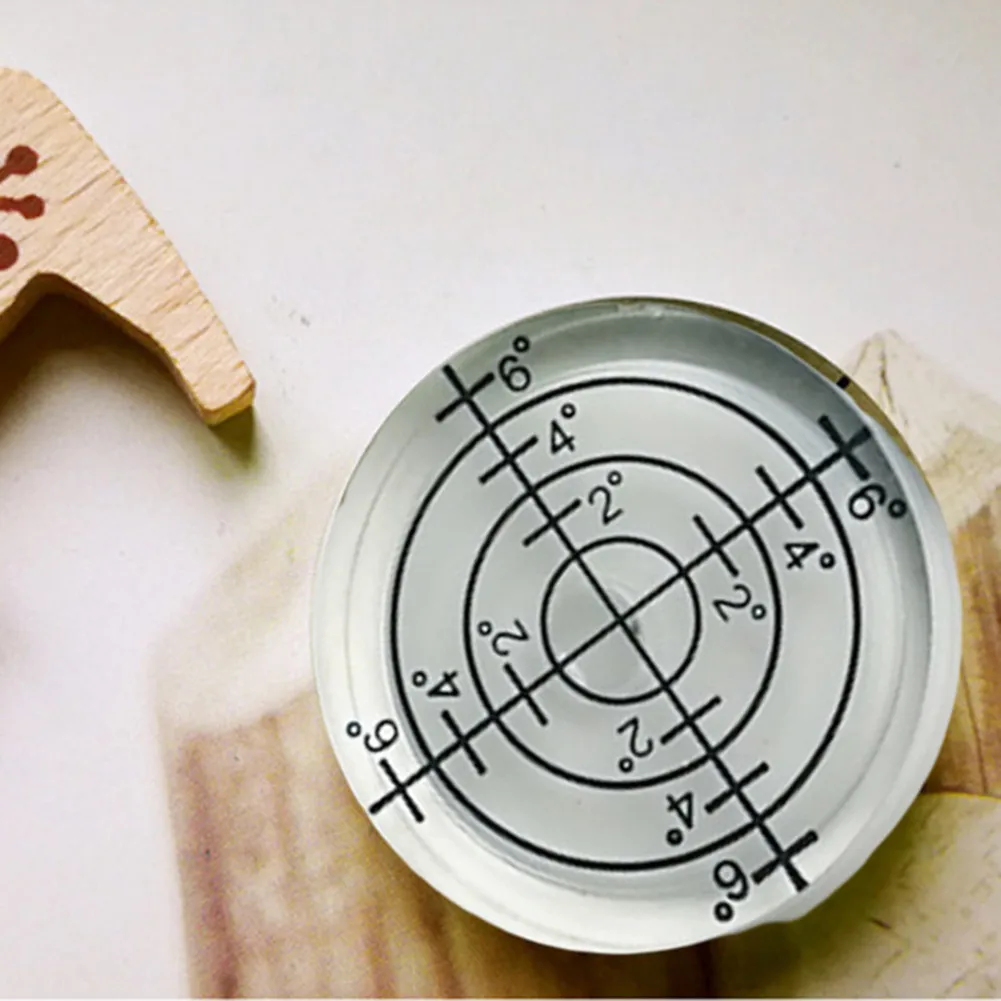 

1pc Precision Circular Spirit Level Degree Mark Surface Bubble 32mm Mini Round Bullseye Leveller Measuring Kit