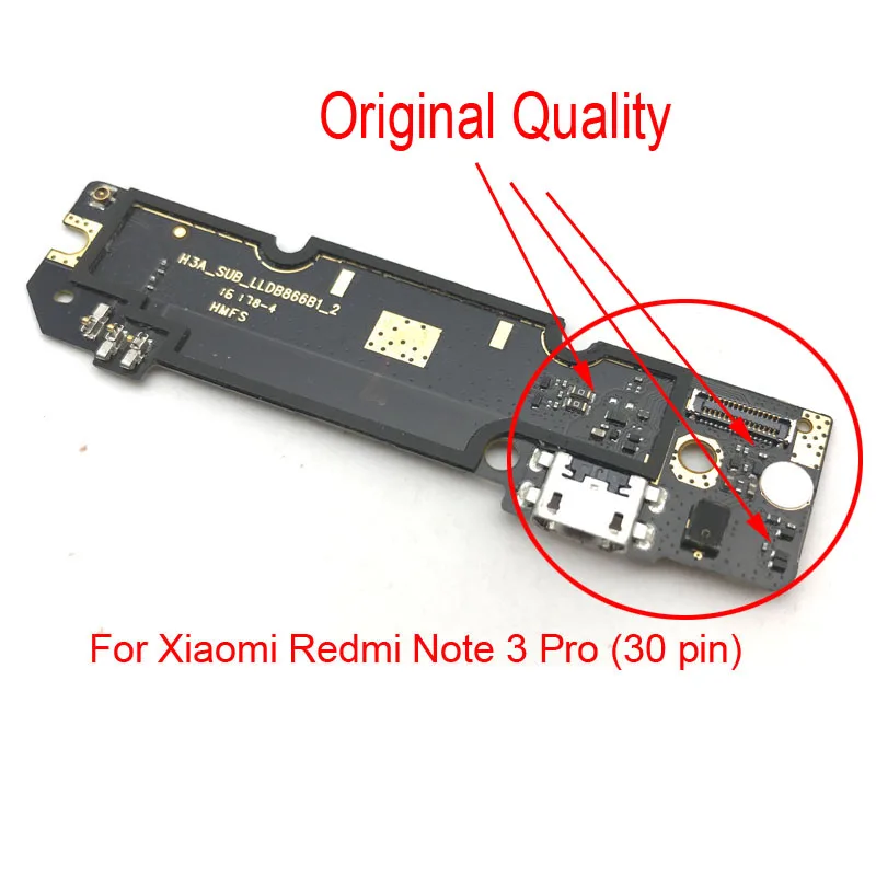 Original Note 3 Pro 20 шт./партия, USB разъем для зарядки док-станции гибкий кабель плата для Xiaomi Redmi Note 3 Pro SE специальное издание 152 мм - Цвет: Original Note 3 Pro