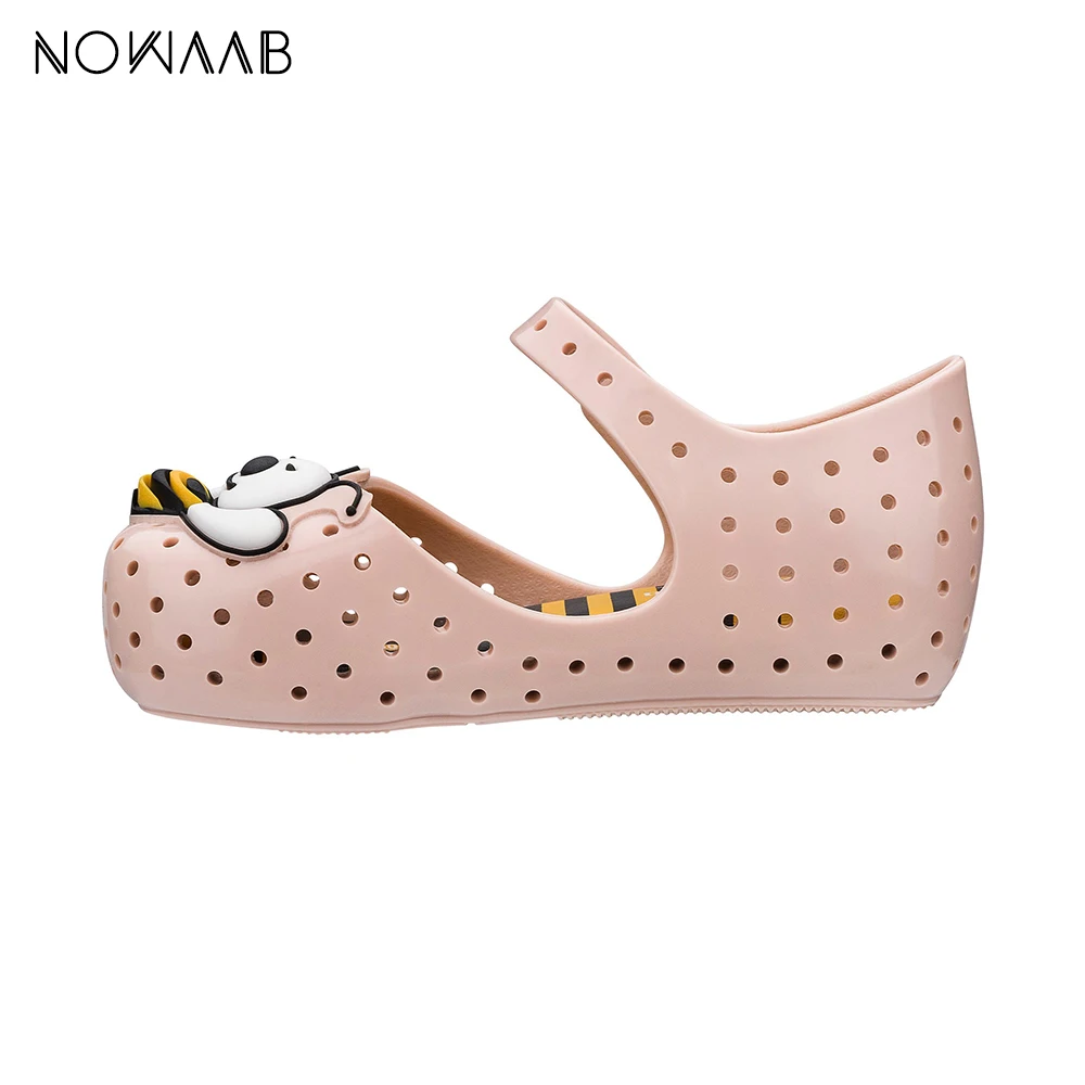 Новинка 2020 года Прозрачные сандалии Melissa для девочек с мультипликационным