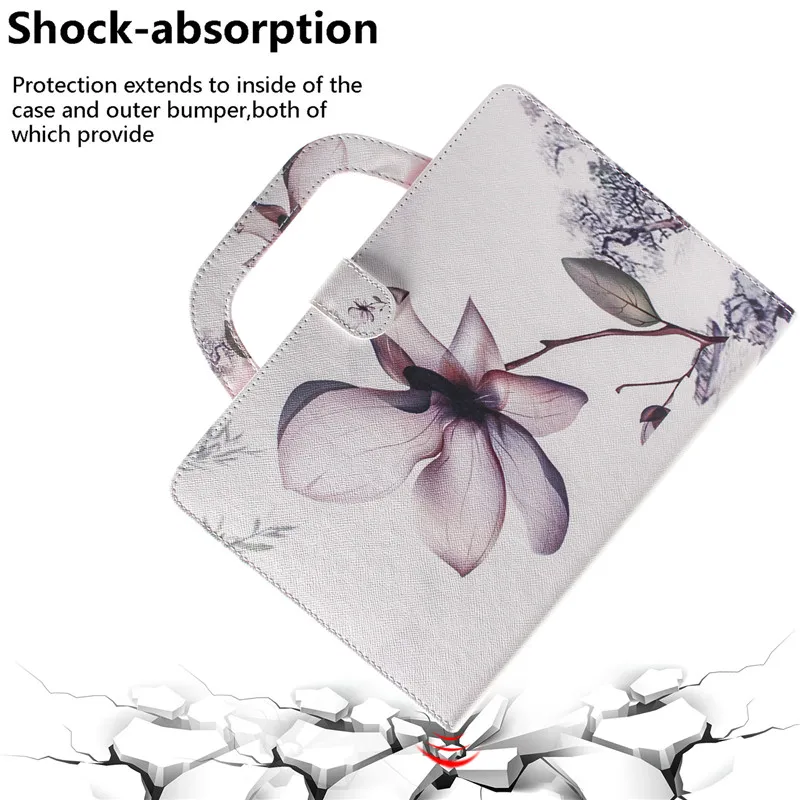 Чехол для iPad Pro 10 5 силиконовый мягкий чехол из искусственной кожи с рисунком умный Air 2019 защитный полным