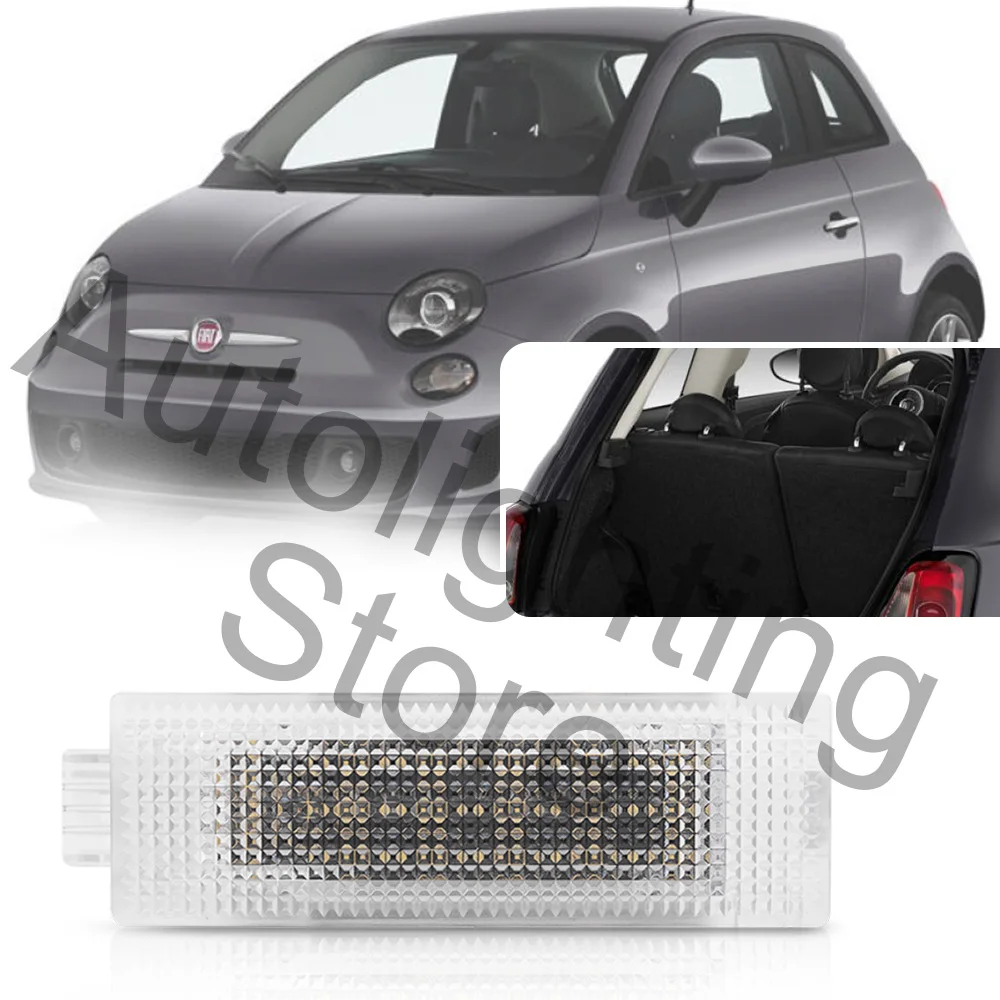 

1Pc LED Compartment Trunk Boot Lamps Courtesy Light Luggage Lamp For Fiat 500 07-19 For Fiat 500X 16-21 For Fiat 500L Punto Evo