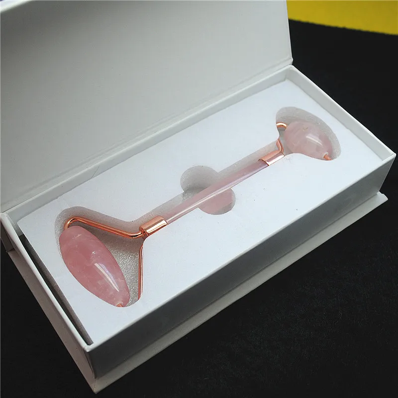 

1PC Facial Massage Roller Rose Quartz Material For Your Body Excise Tools Good For Your Top Popular Items Faster Shippings