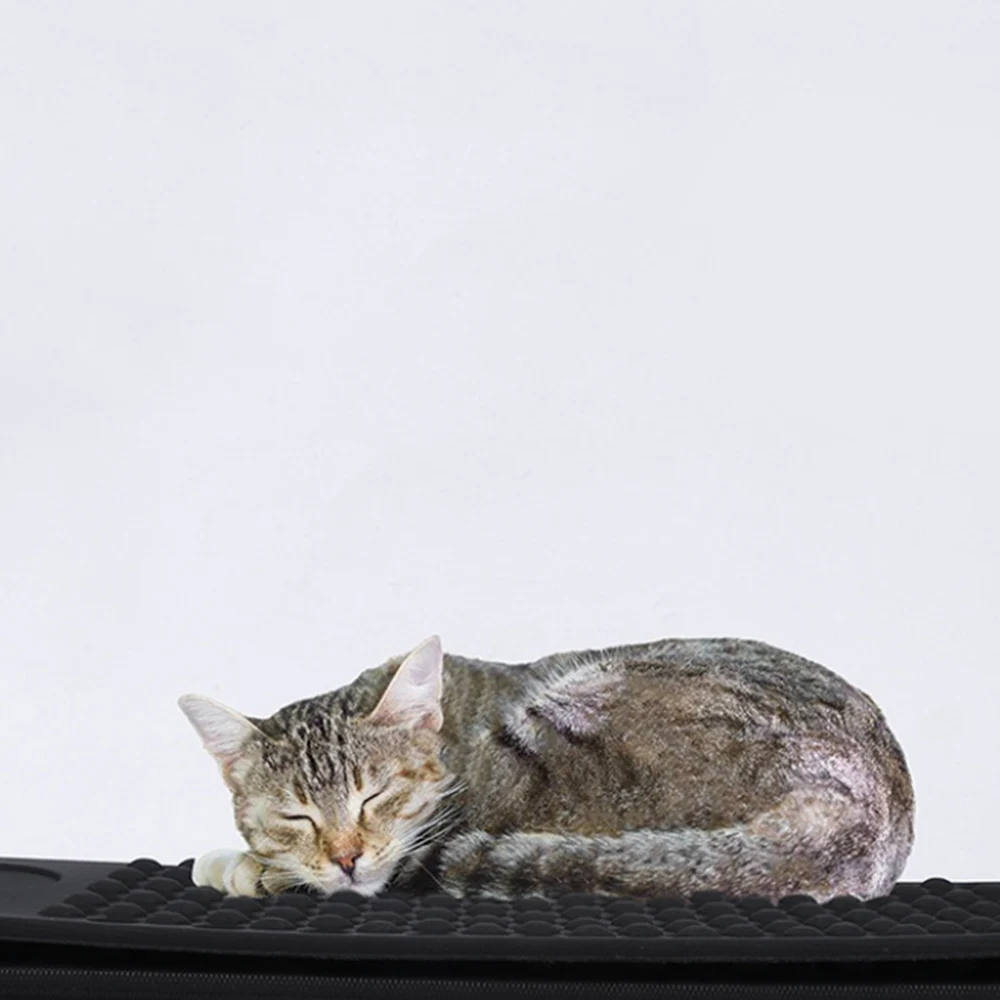 Водонепроницаемый коврик для кошек EVA двухслойный Массажный кошачьего туалета
