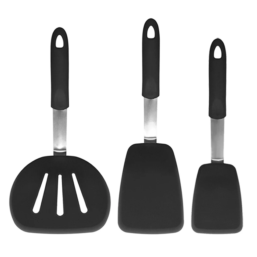3 шт. силиконовые яйца турнеры Блинные ласты кухонные лопатки набор кухонной