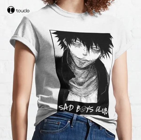 

Sad Boys Club (Dabi Blueflame) Classic T-Shirt T Tee Shirt Custom Aldult Teen Unisex Digital Printing Tee Shirt Xs-5Xl