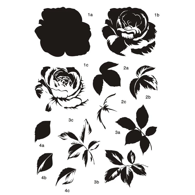 Многослойность цветок печати бумажная карточка ремесла Сделай Сам силиконовые