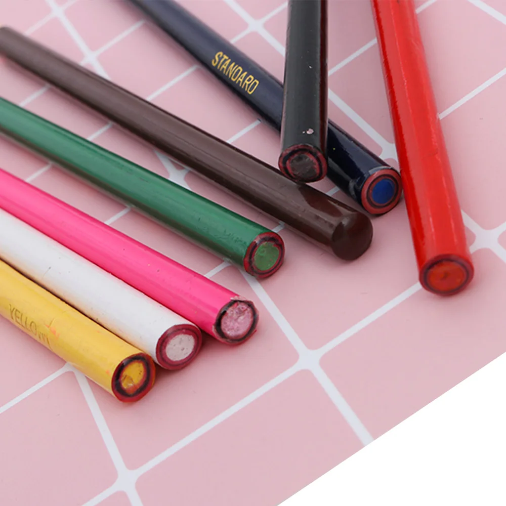 6 шт. деревянные восковые карандаши для рисования | Дом и сад