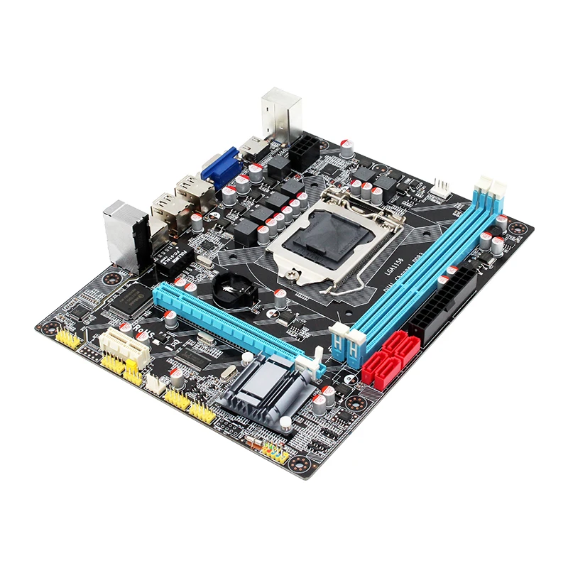 Материнская плата H55 LGA1156 DDR3 sup-порты I3 I5 I7 ЦП XEON PCI-Express USB2.0 материнская новая P3 |