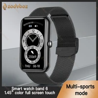 2021 smart watch band 6 for huawei phone smart bracelet exercise men blood pressure heart rate ip68 waterproof ladies smartwatch