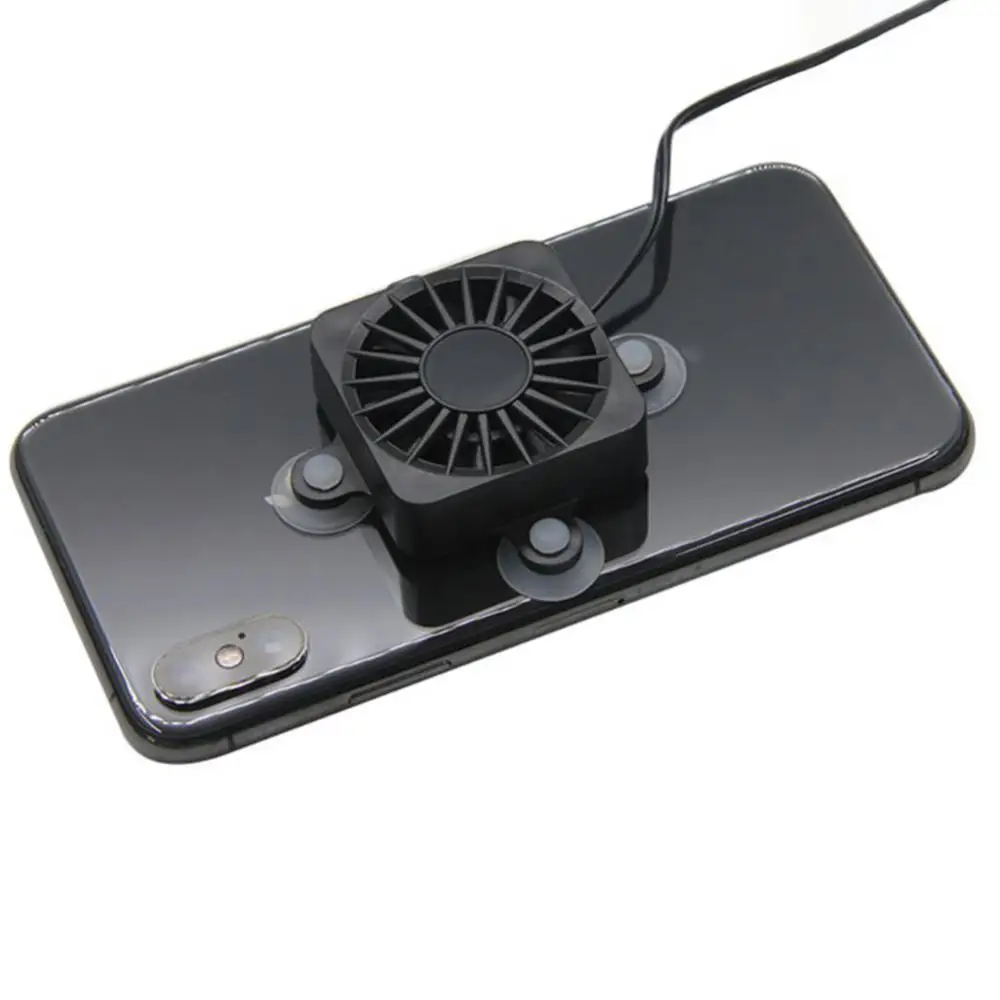 

Portable Mobile Phone USB Cooling Fan Suction Cup Cooler Radiator for iPhone