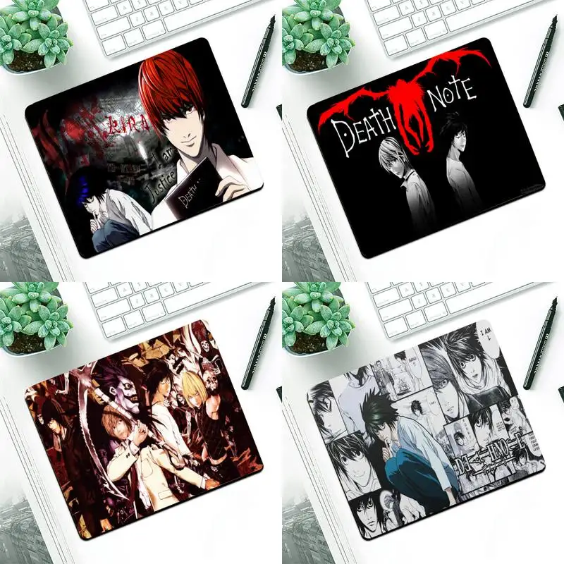 

Anime Manga Death Note Customized MousePads Computer Laptop Anime Mouse Mat Small Pads MousePad Desk Gaming Mousepad Cup Mat