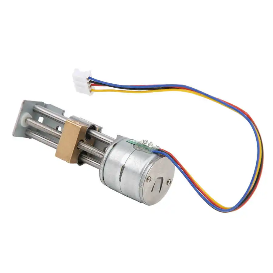

Linear Slider Motor Mini Linear Lead Screw Nut Slider 2-Phase 4-Wire for DIY Small Sliders 20mm