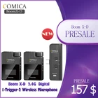 COMICA BoomX-D D1 D2 UC1 UC2 2,4G цифровой 1-триггер-2 беспроводной микрофон с передатчиком и приемником на клипсе микрофон предпродажа