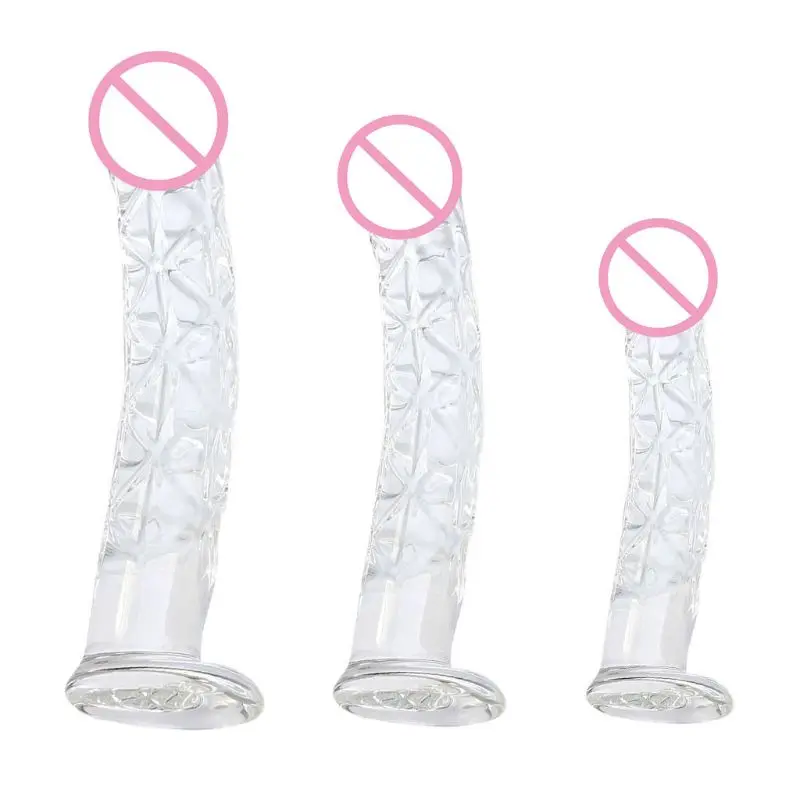 Водонепроницаемый прозрачный фаллоимитатор Анальная пробка женский мужской