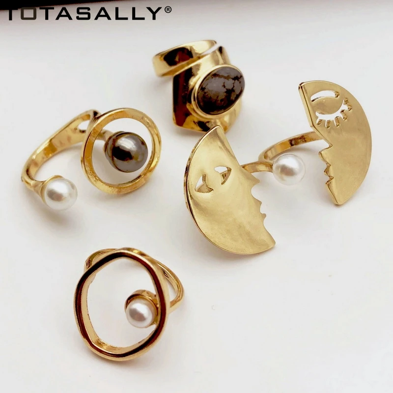 TOTASALLY Новое поступление пальцевое кольцо для мужчин и женщин мужское