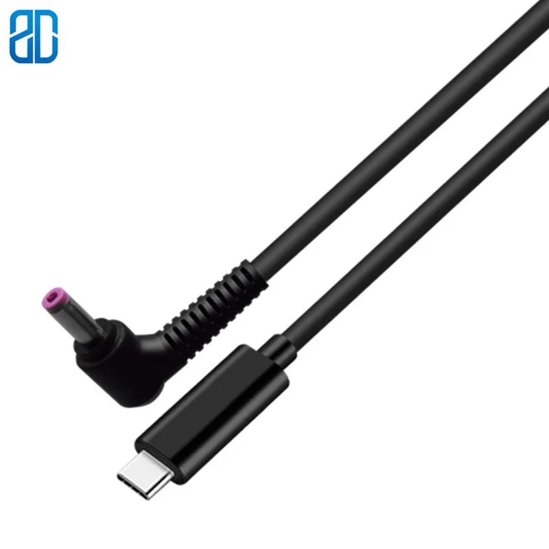 Блок питания для ноутбука с разъемом Type C на постоянный ток 1 7 * мм PD быстрая