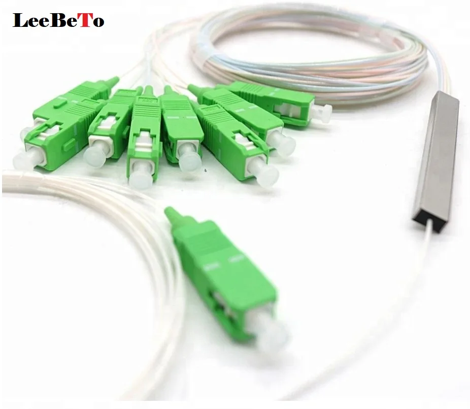 20 шт./лот Gpon Epon волоконно-оптический ПЛК сплиттер 1x8 SC/APC SC/UP Cconnector | Мобильные