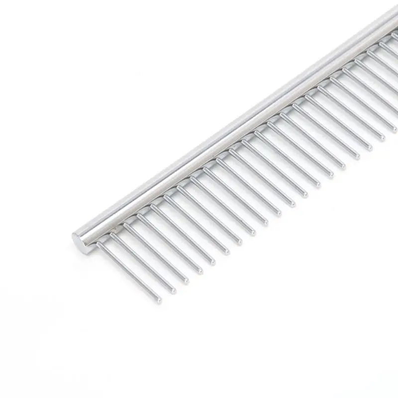 Антистатическая щетка из нержавеющей стали для груминга собак и кошек