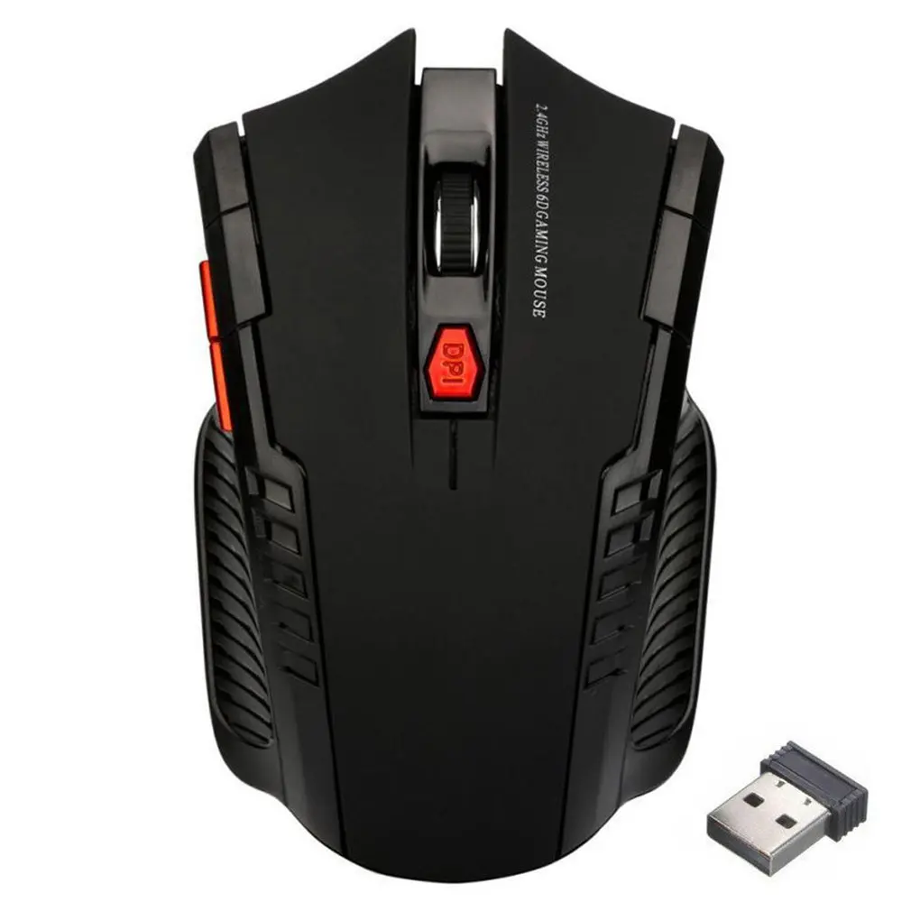 

1600DPI 2.4GHz Wireless Optical Mouse Gamer for PC Gaming Laptops New Game Wireless Mice with USB Receiver Drop Shipping Mause