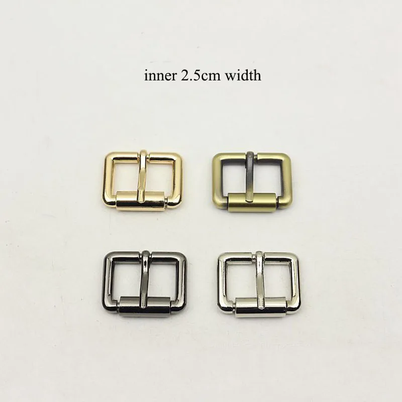 20pcs 20/25/32mm Square D Ring Pin Buckles DIY Leather Belt Strap Adjustable Roller Slider Buckle Hardware Supplies Accessory