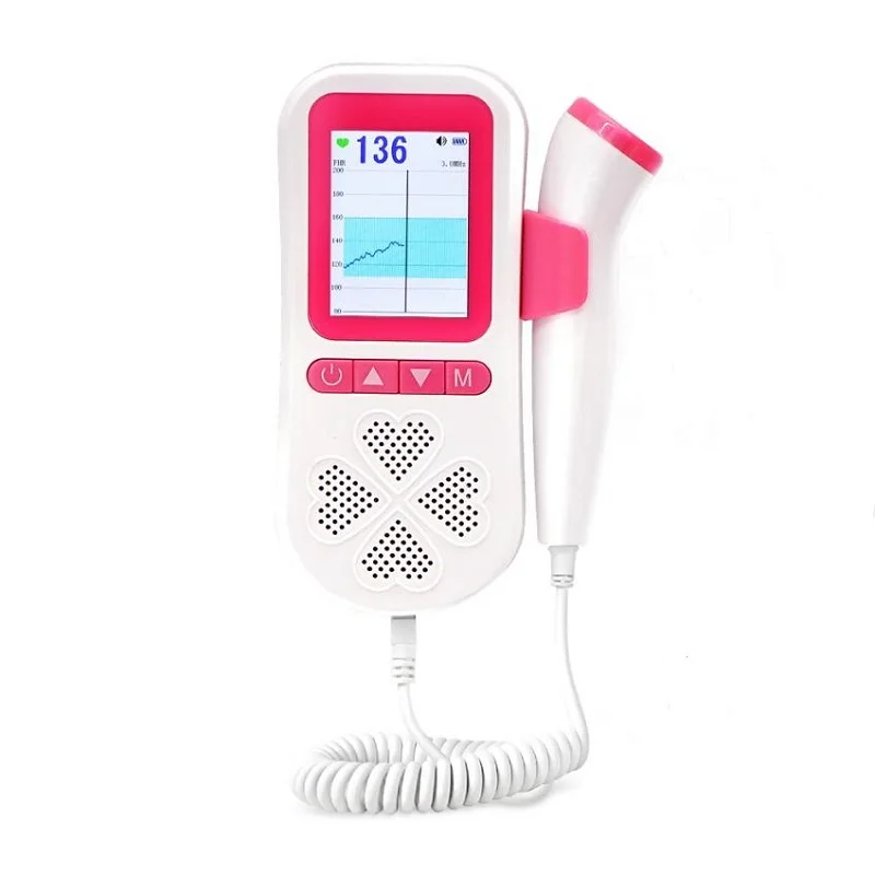 Ультразвуковой портативный фетальный допплер 3 0 МГц с ЖК-монитором сердечного