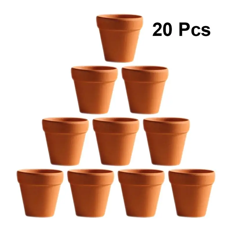 10/12/20Pcs Small Terracotta Pot Red Ceramic Flower Clay Pottery Planter Cactus Pots Nursery Great | Дом и сад