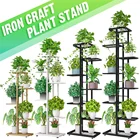 Стеллаж для хранения цветов, 678 уровней, железная подставка для растений, органайзер для гостиной, балкона