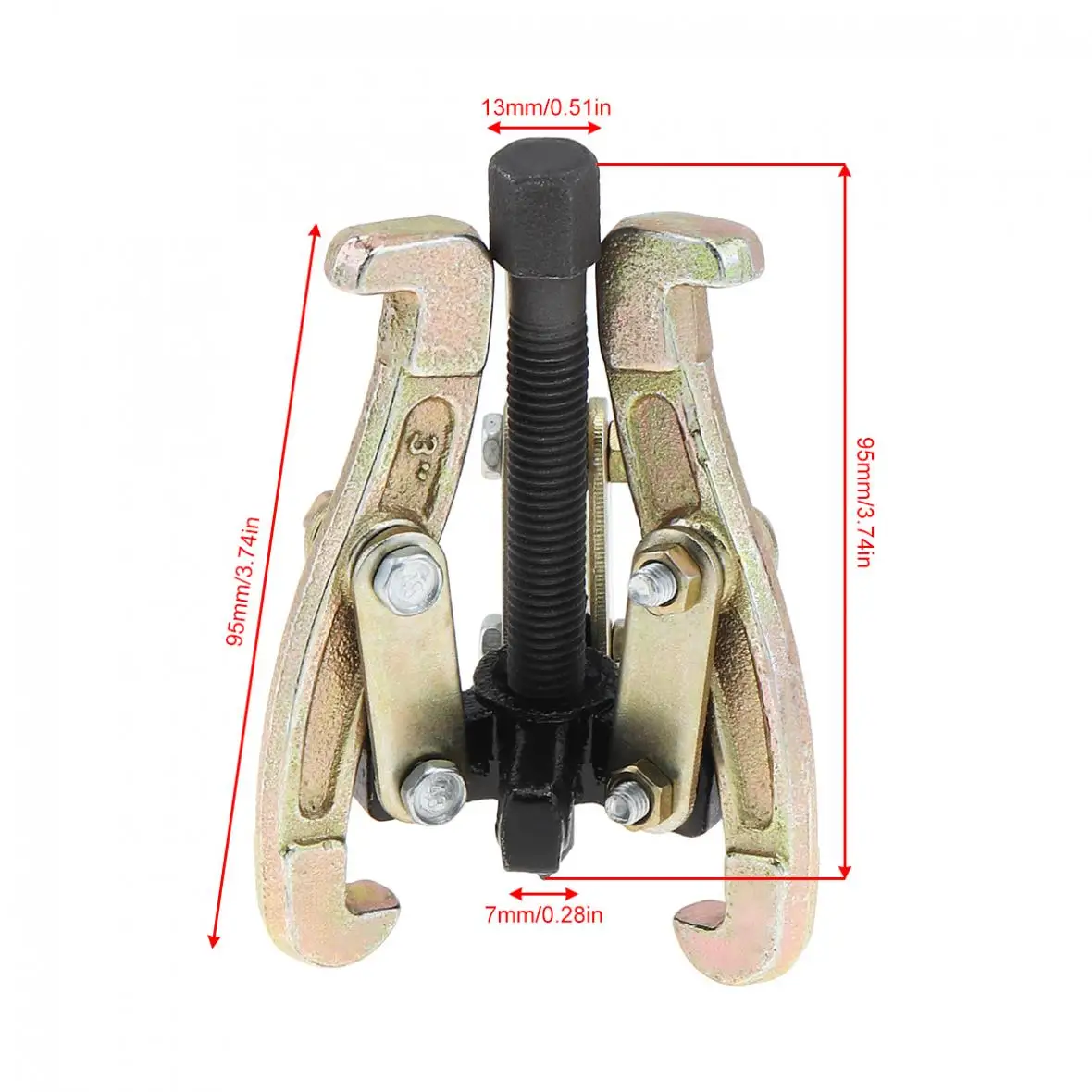 3 Inch Standard 45# Steel 2 Claws/3 Claws Bearing Puller Multi-purpose Rama 4 Single Hole Claw Pullers Car/Mechanical Repairing |