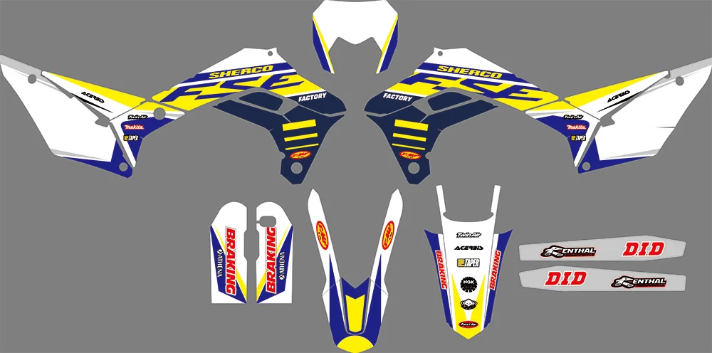 

Decos Husqvarna SHERCO SE SEF 2017 2018 2019 2020 1148