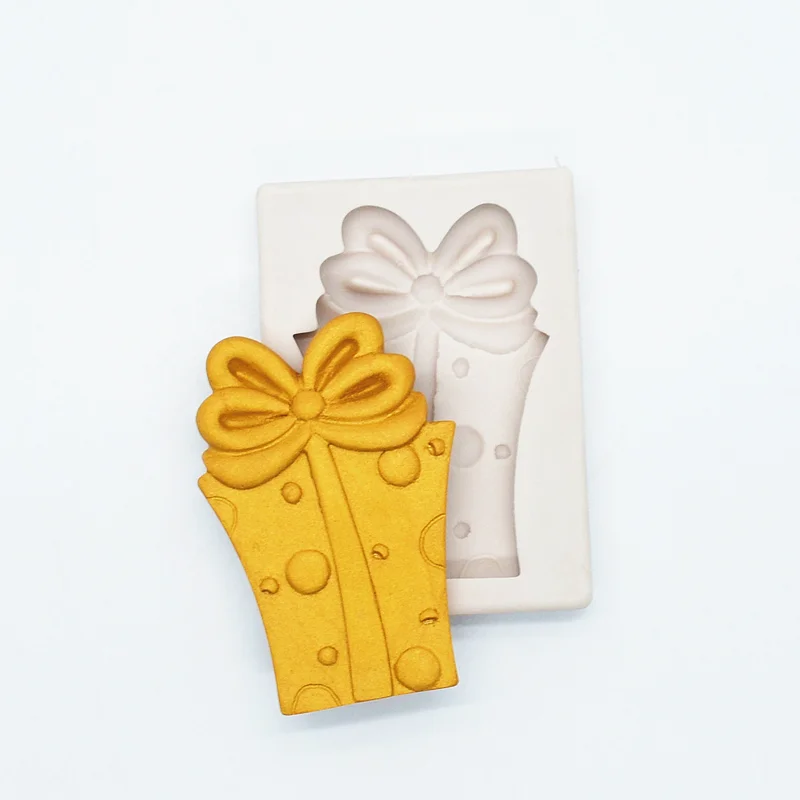 

DIY Cake Making Gift Box Silicone Mold for Chocolate Pastry Handmade Christmas Gifts Fondant Mould Baking Tool Accessories