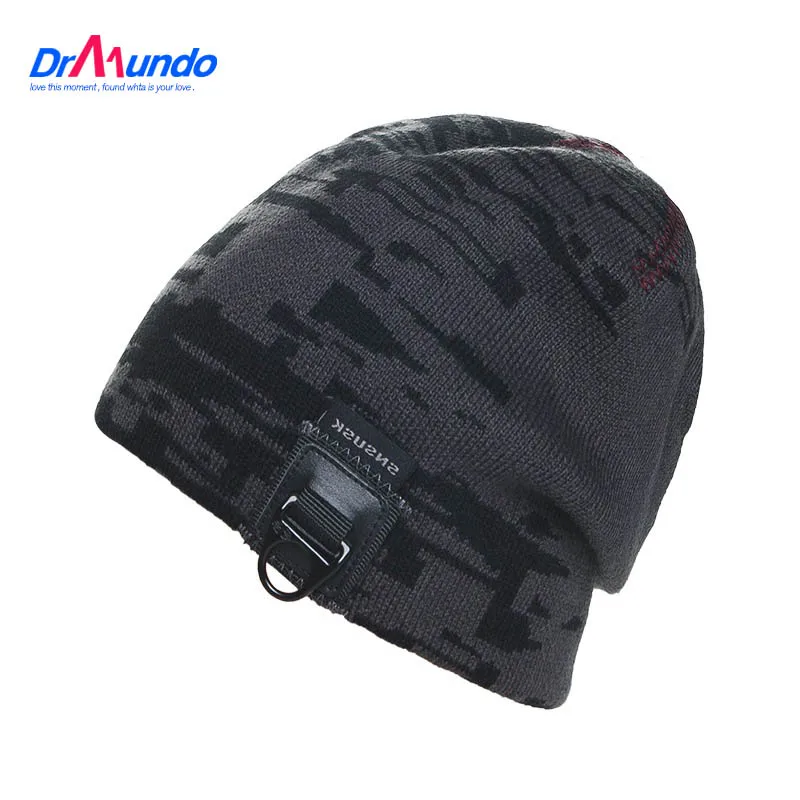 Зимние шерстяные вязаные шапки баскетбольные в полоску шапочки для