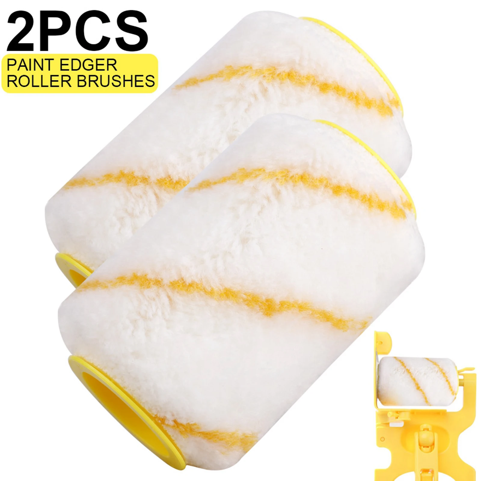 2 шт. Многофункциональная портативная кисть-ролик для покраски стен потолка
