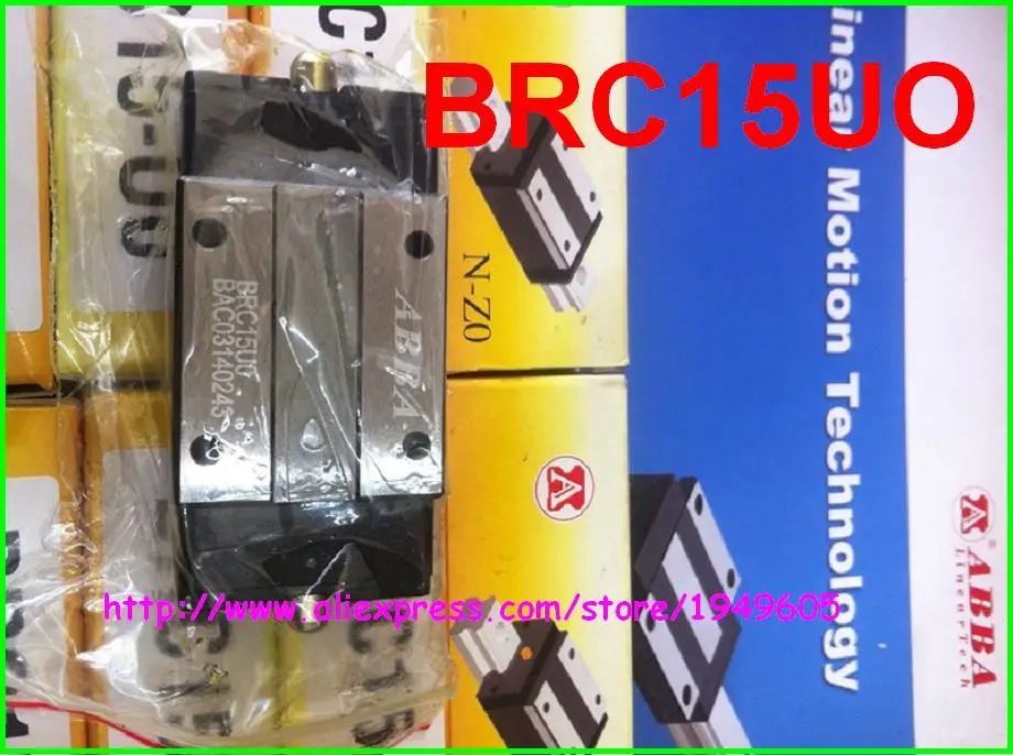 1 шт. оригинальные линейные подшипники Taiwan ABBA BRS15B блок слайдера BRC15U0 квадратные