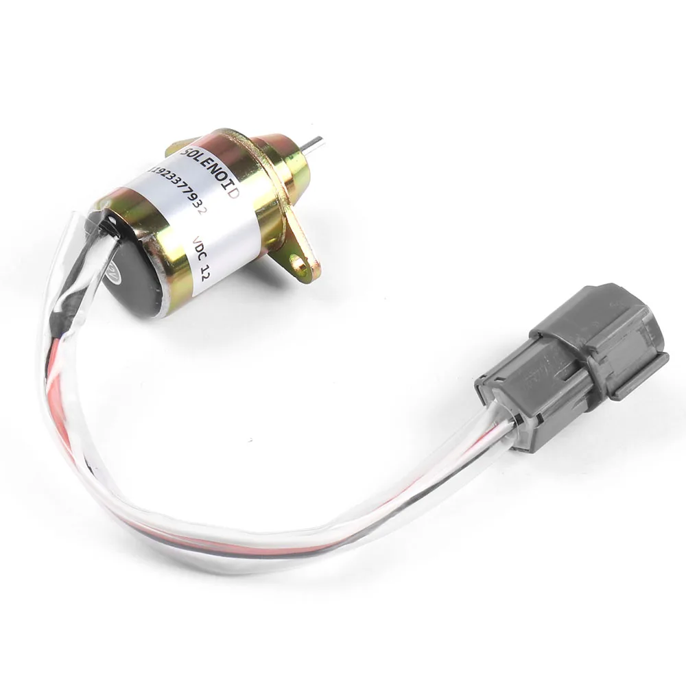 12V Fuel Shutdown Shut Off Solenold 119233-77932 for YANMA R55-5 R60-5 Excavator |