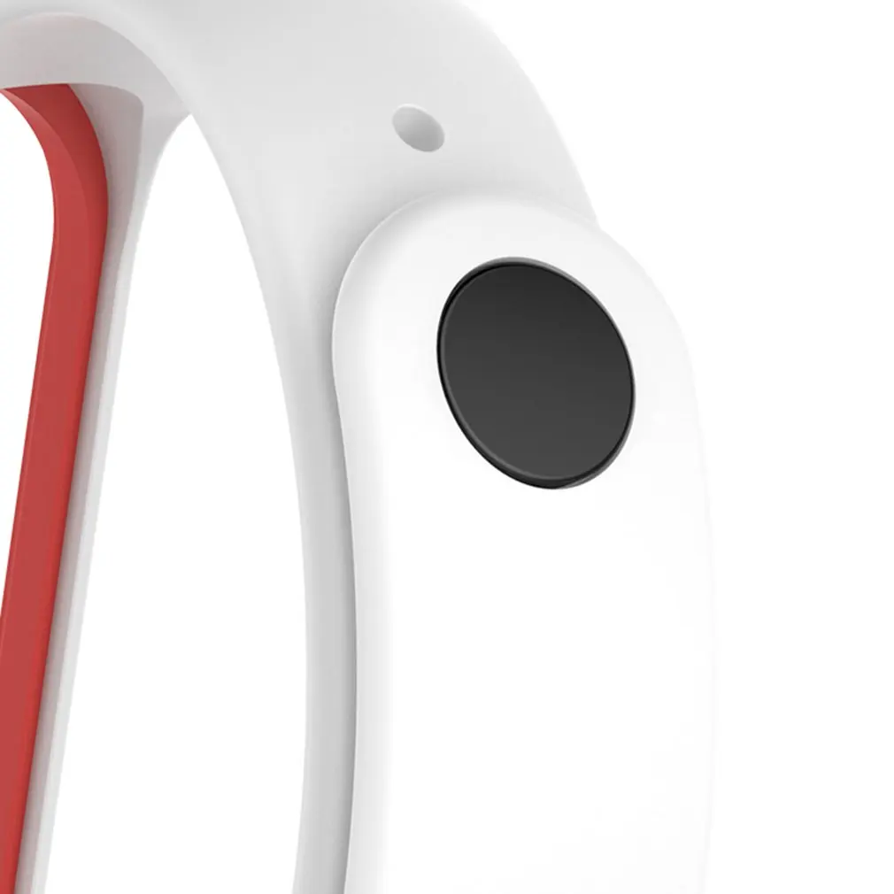 2 вида цветов на запястье для Mi Band резиновый ремешок 4 Браслет спортивный смарт