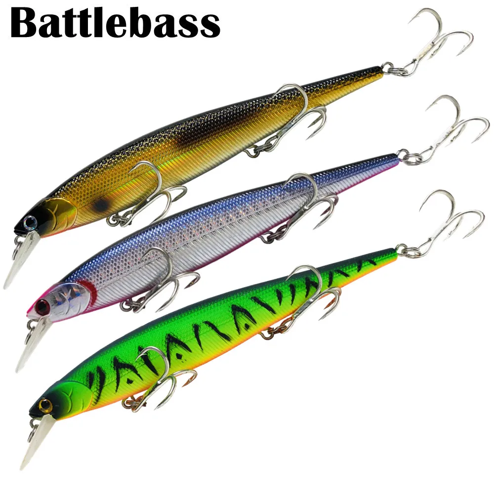 

Battlebass 3 шт. 16,4 г плавающая система вольфрамового веса лучшие рыболовные приманки воблер в форме гольяна качественная Рыболовная Снасть Крюч...