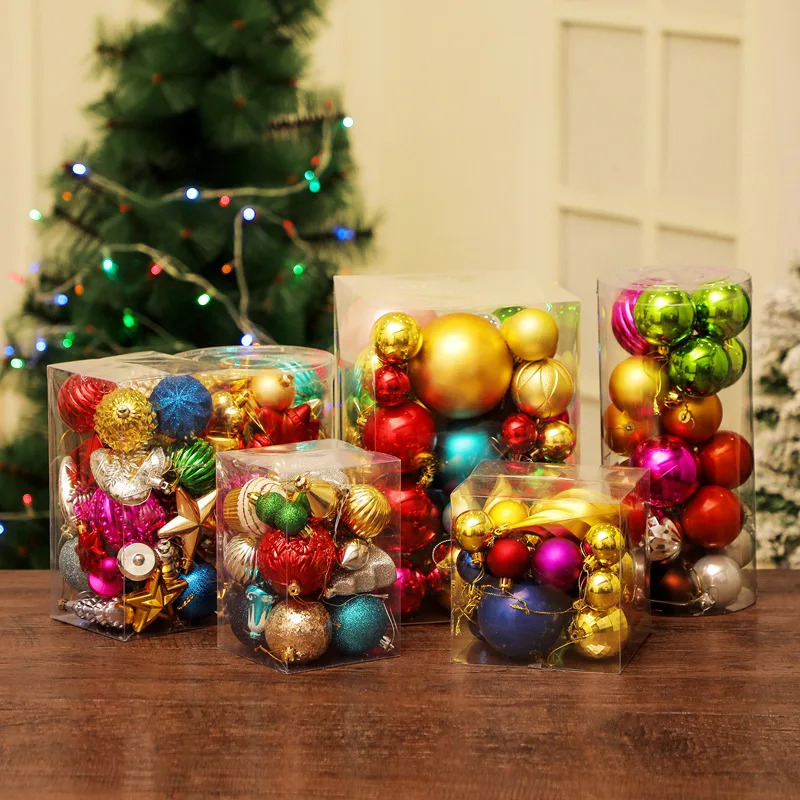 

Assorted Color Christmas Balls Christmas Tree Ornaments Balls xmas decorations Hanging Tree Pendants