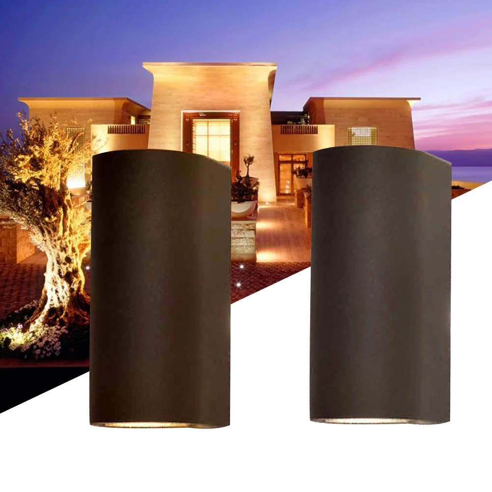

QH 8004 COB 6W Wall Light Led Outdoor Hall Waterproof Home Decor Walkway Indoor Up Down Easy Install Hotel Aluminum Double Sides