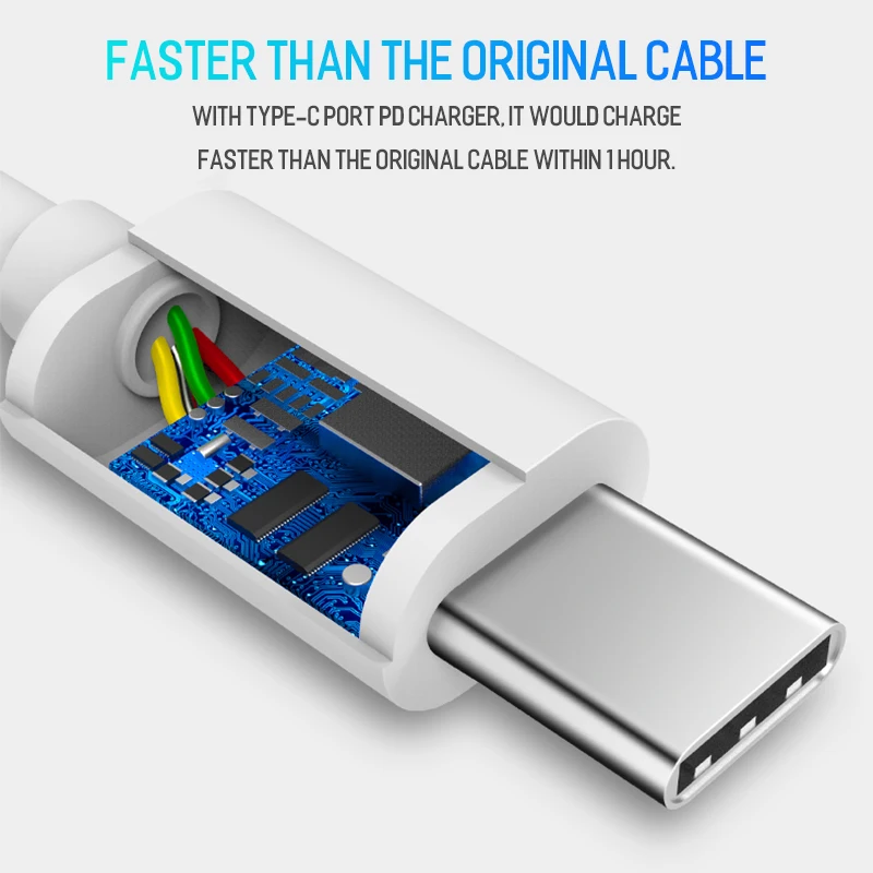 USB C кабель для быстрой зарядки Xiaomi mi 10 9 9t 8 Pro mi9 se Note CC9 Redmi K30 k20 a3 a2 зарядный шнур