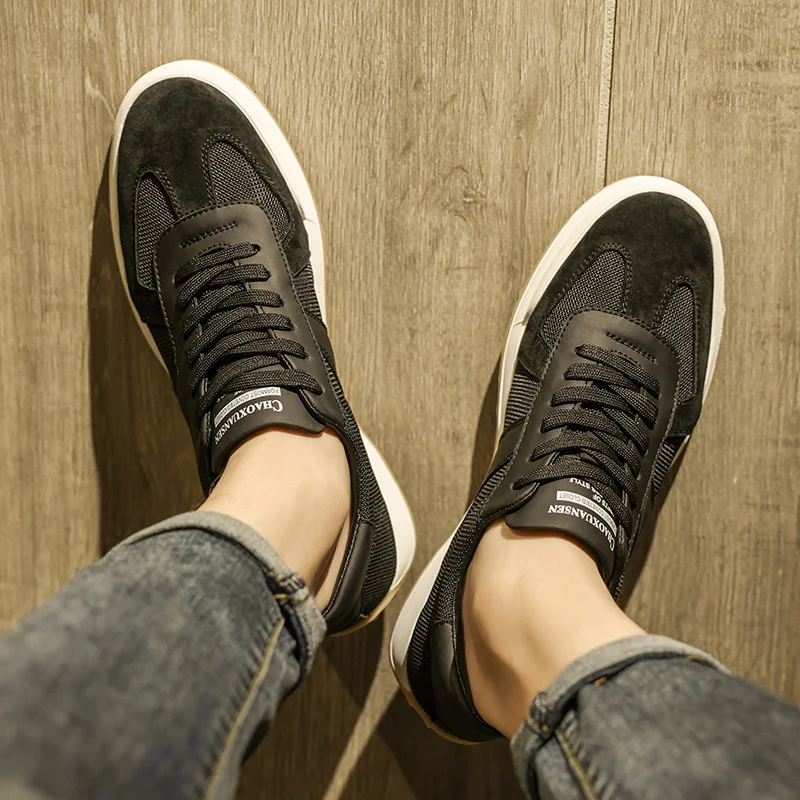 

2021 Summer New Men's Lace-Up High Quality Mesh Shoes Luxury Brand Casual Sport Shoes Outdoor Lightweight Breathable Sneakers