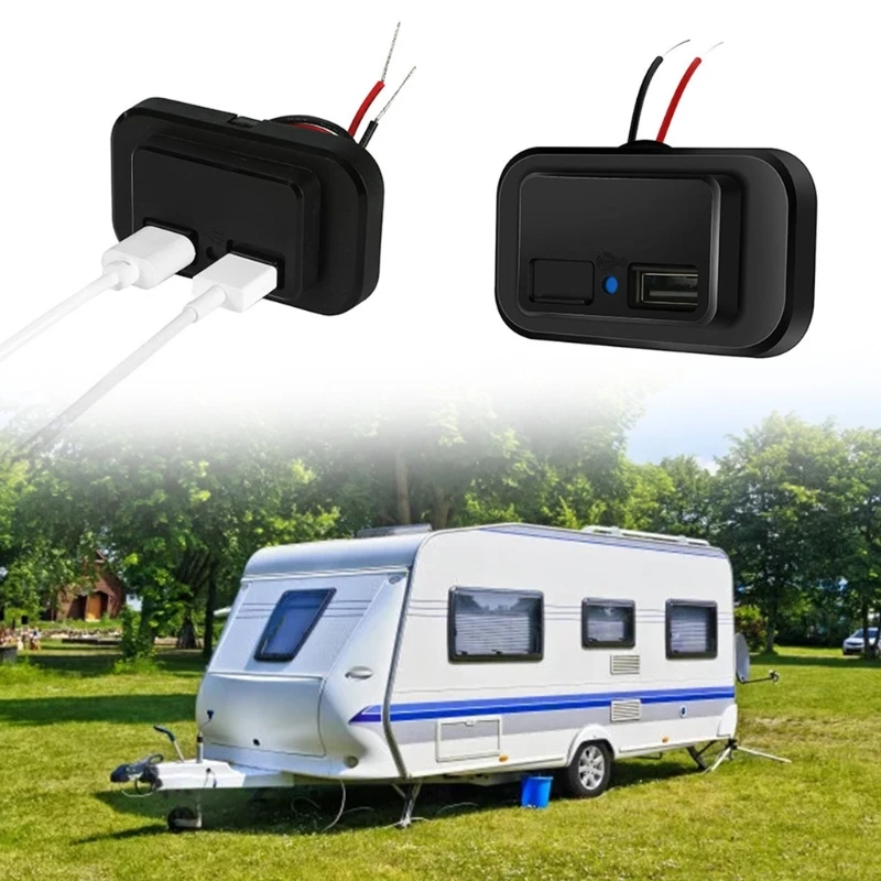 

RV Modification Parts Refitting Usb Charger Plug for Outdoor Travel and Transportation Gift for Family and Friends