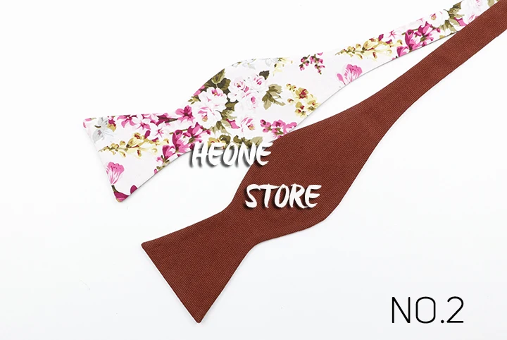 Modische verstellbare Fliege für Herren, selbstgebundene Fliege, 100 % Baumwolle, Vintage-Stil, Blumenmuster, Schmetterling, für Männer, klassisches Hochzeitsgeschenk – Detail 27