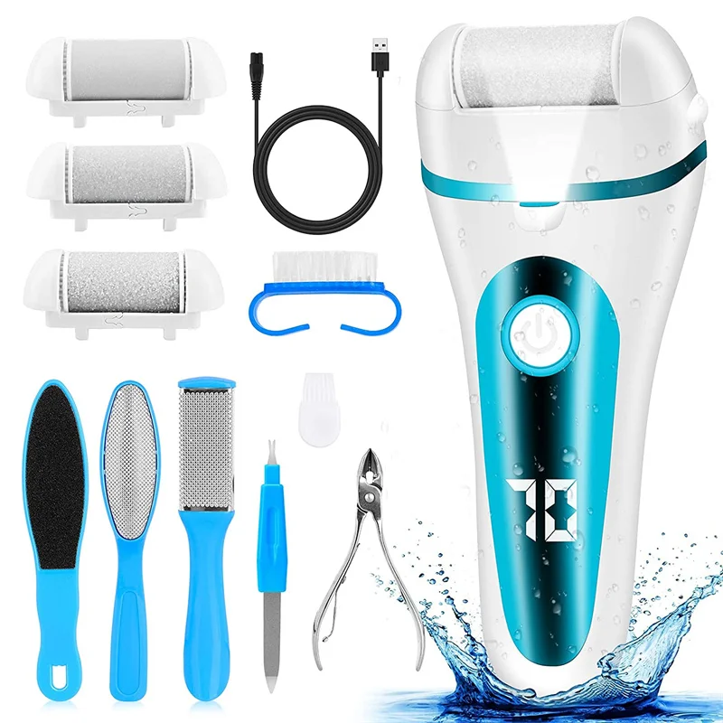

Hot Sale Electric Foot Grinder Vacuum Callus Remover Foot Pedicure Tools USB Rechargeable Foot Files Clean Tools Care Tool