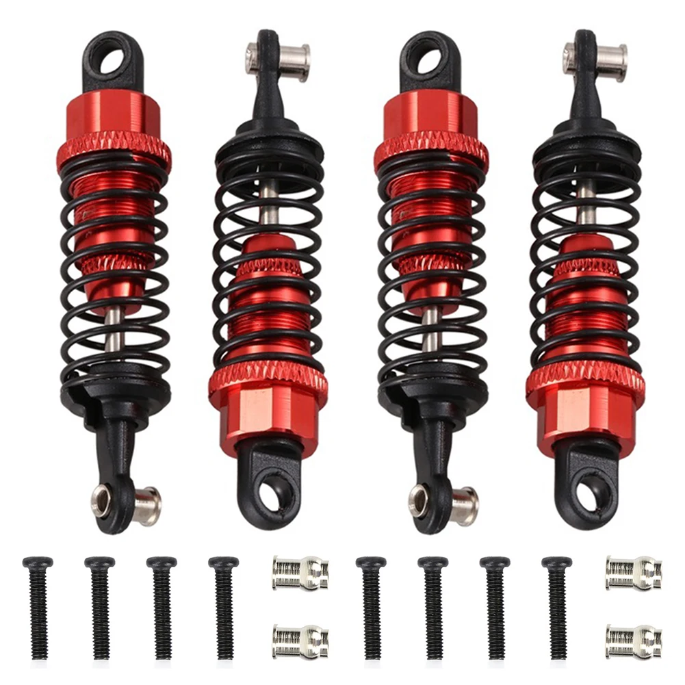 4 шт. масляный регулируемый металлический амортизатор демпфер 65 мм для 1/18 WLtoy A959