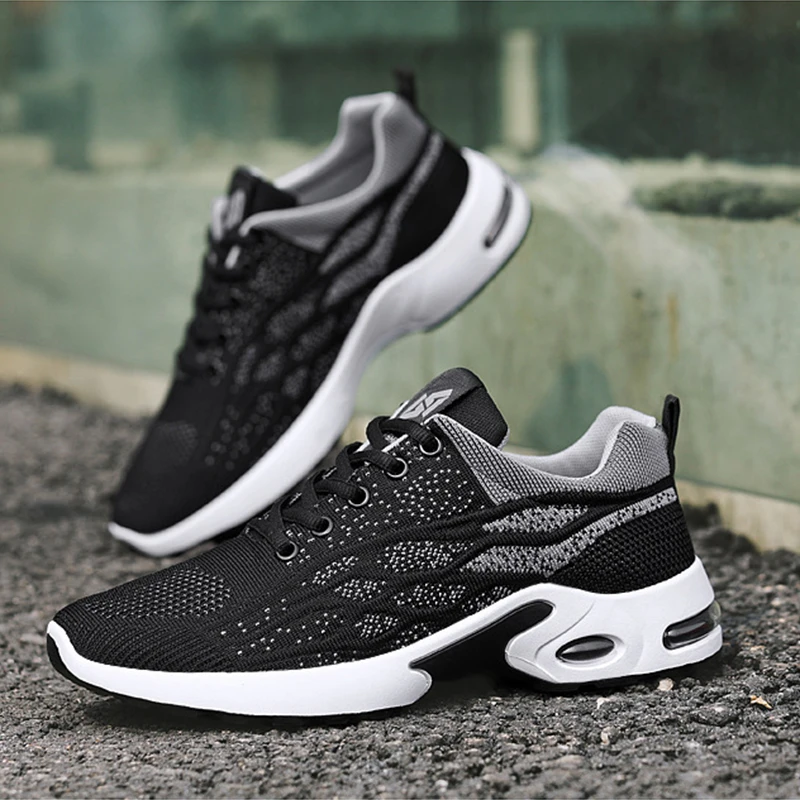 

Кроссовки мужские сетчатые легкие, дышащие, с воздушной подушкой, Повседневная Уличная обувь для бега